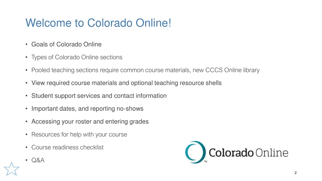 welcome to colorado online