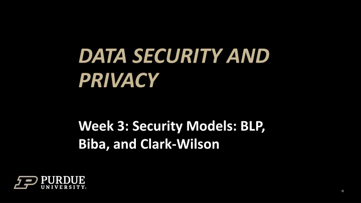 data security and privacy