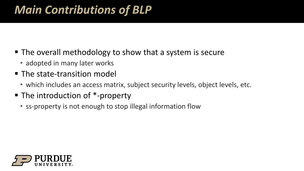 main contributions of blp