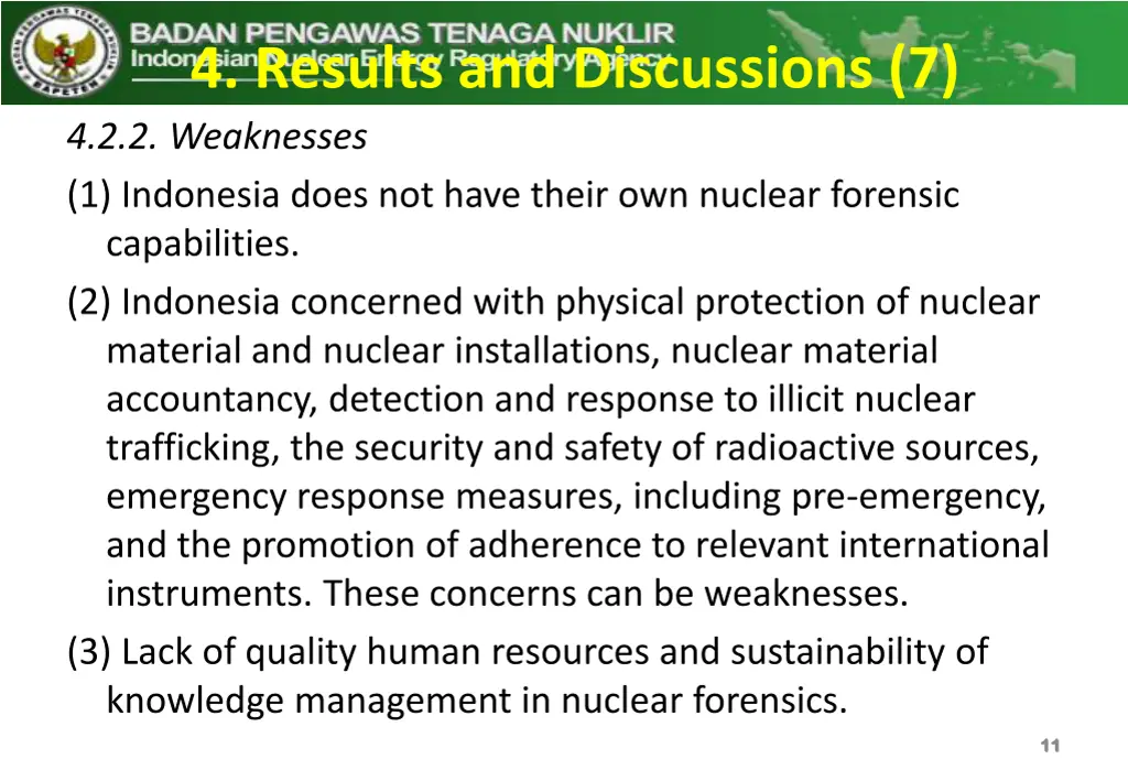 4 results and discussions 7 4 2 2 weaknesses