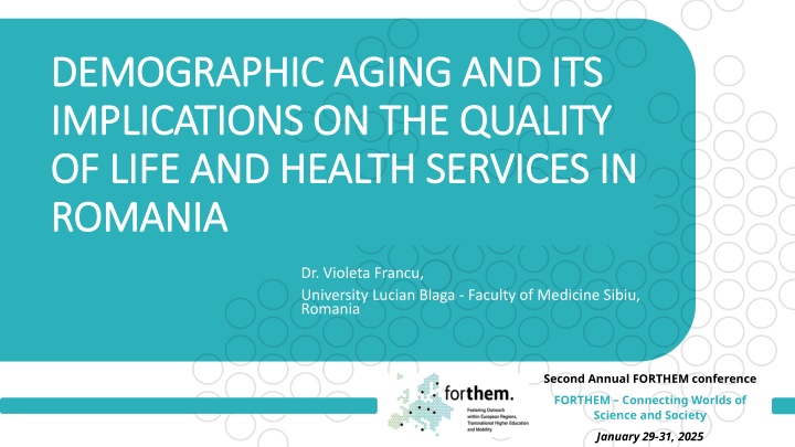 d demographic aging and its emographic aging