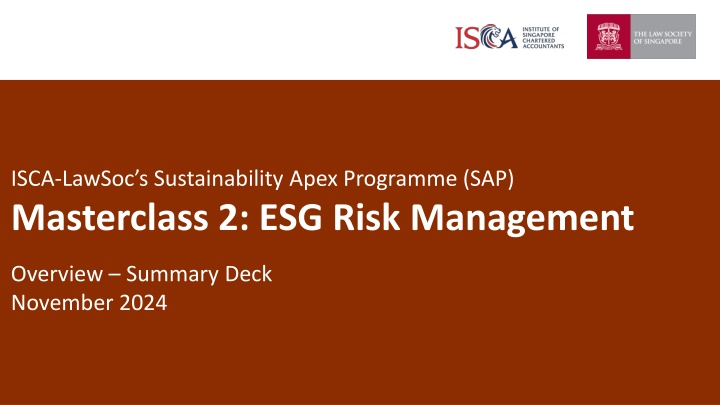 isca lawsoc s sustainability apex programme