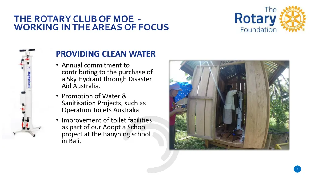 the rotary club of moe working in the areas 2