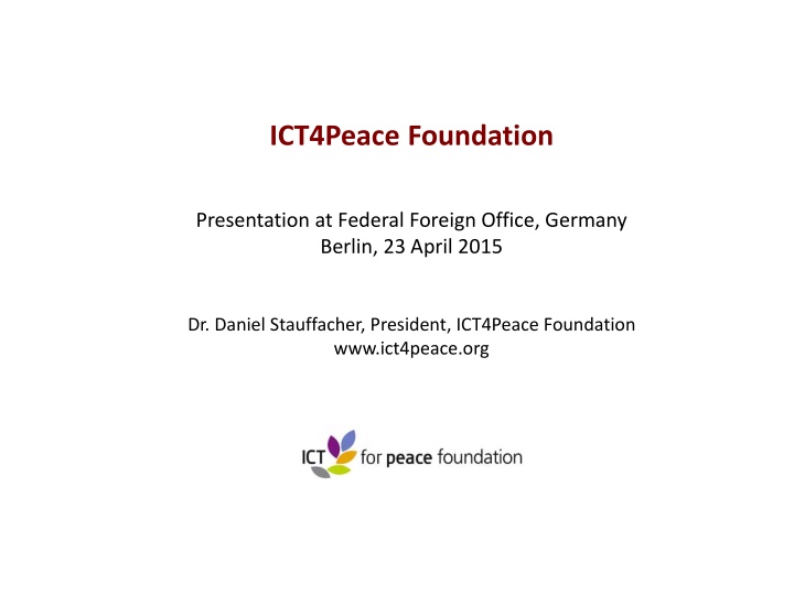 ict4peace foundation