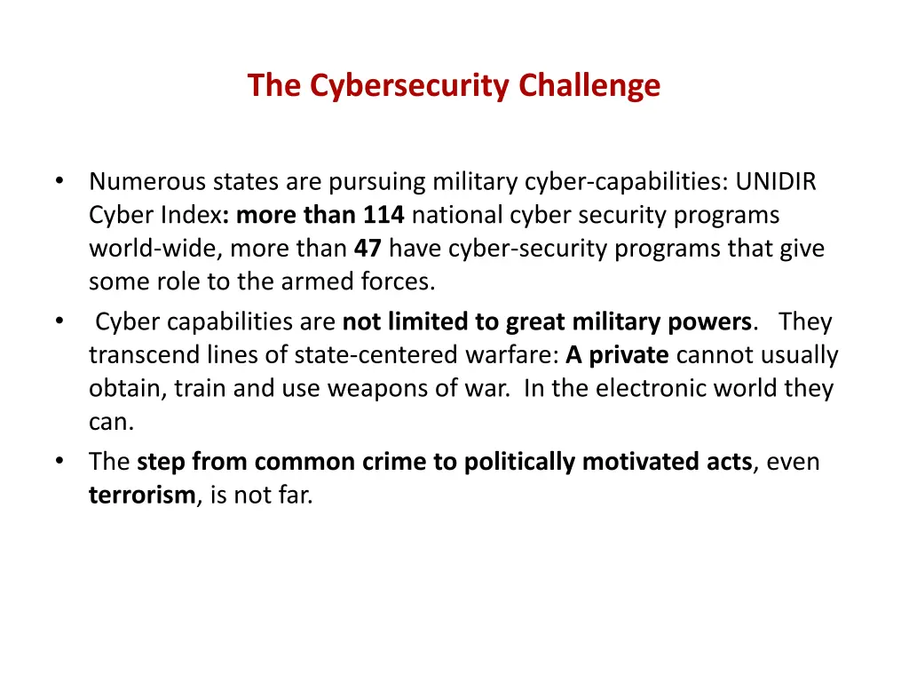 the cybersecurity challenge