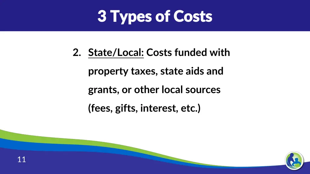 3 types of costs 3 types of costs 1
