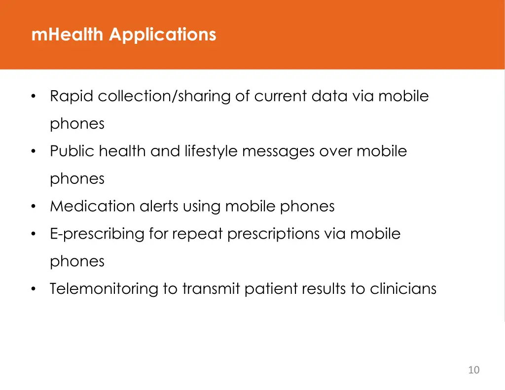 mhealth applications