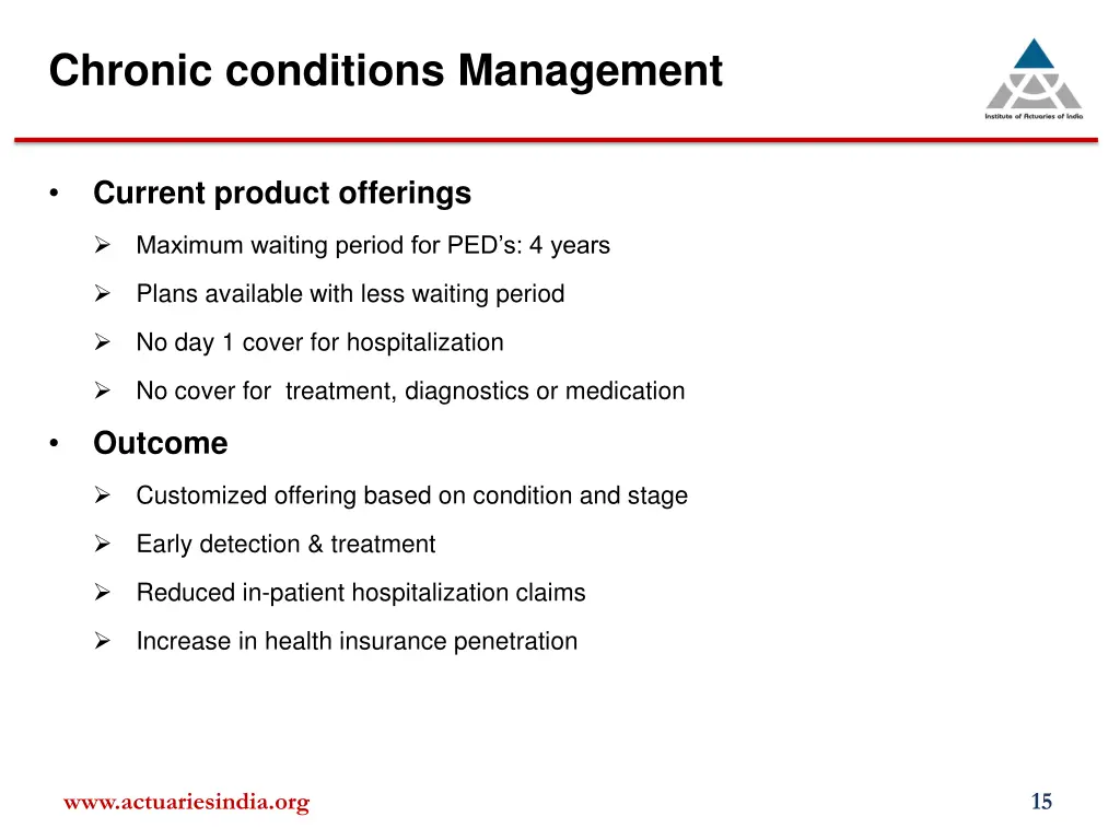 chronic conditions management