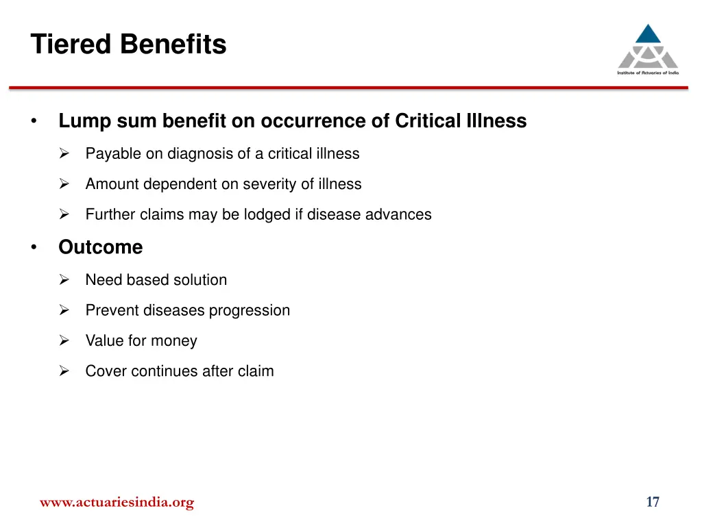 tiered benefits