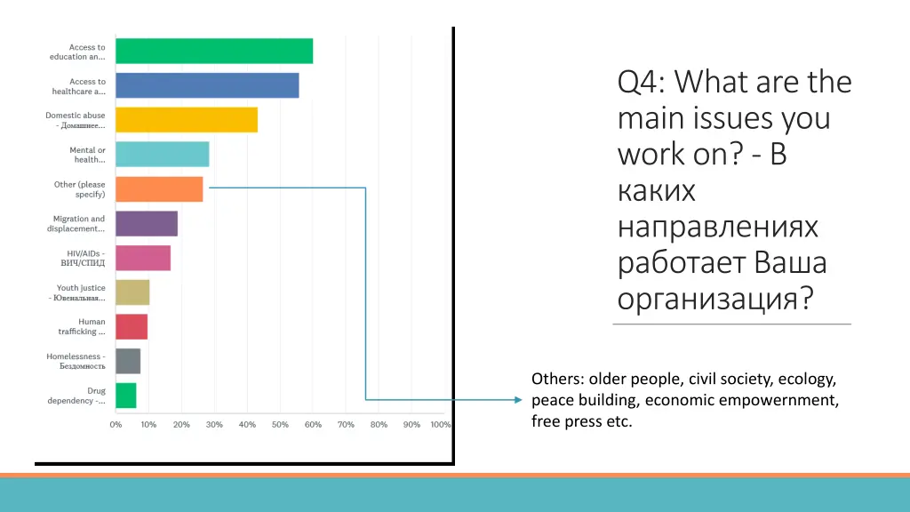 q4 what are the main issues you work on