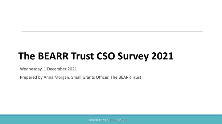 the bearr trust cso survey 2021