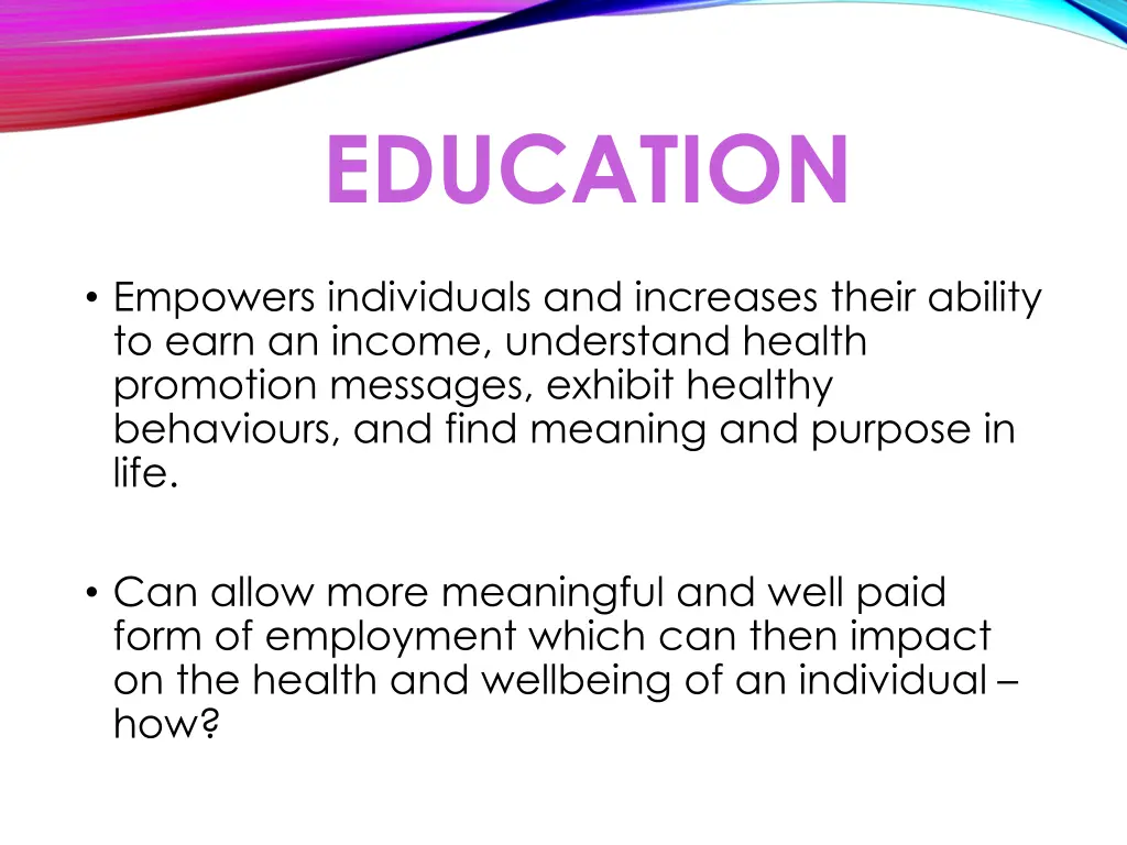 education