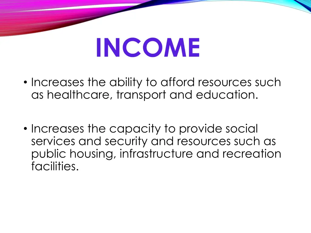 income