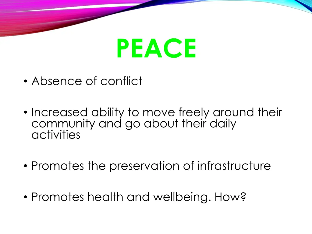 peace