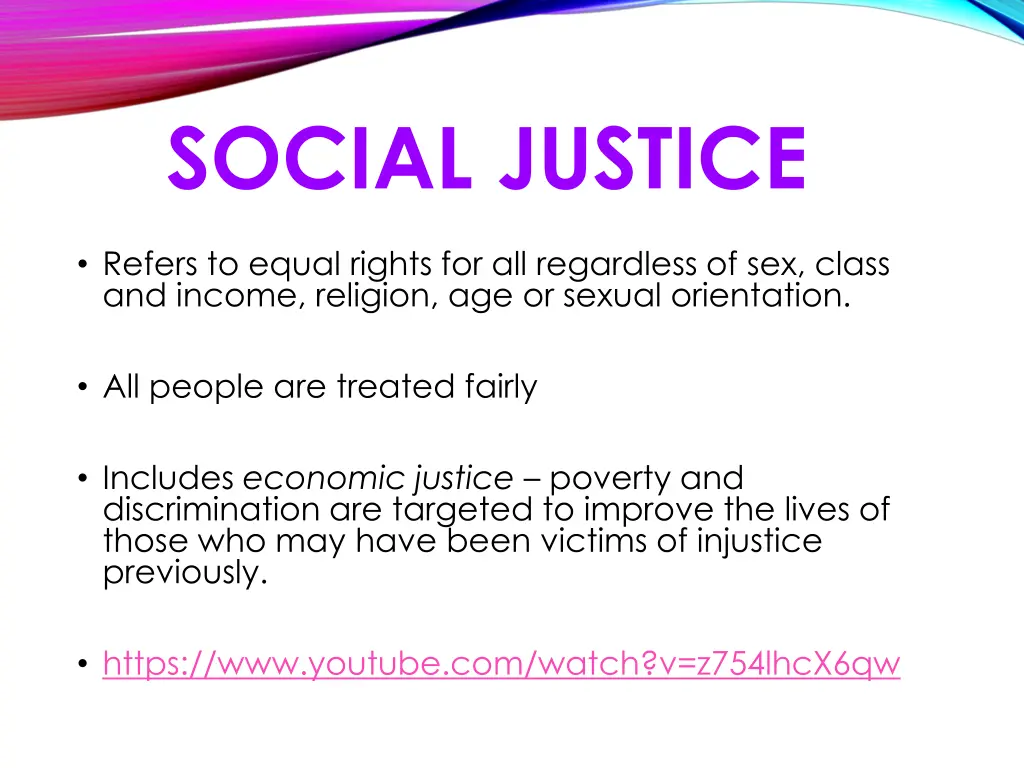social justice