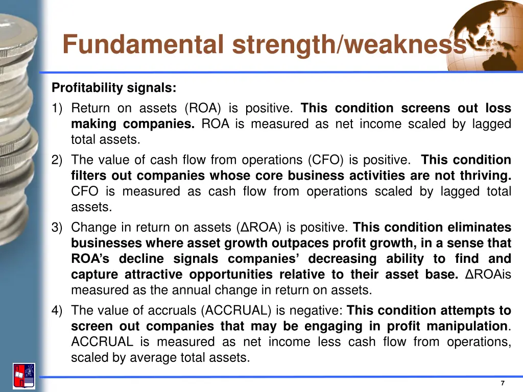 fundamental strength weakness 1