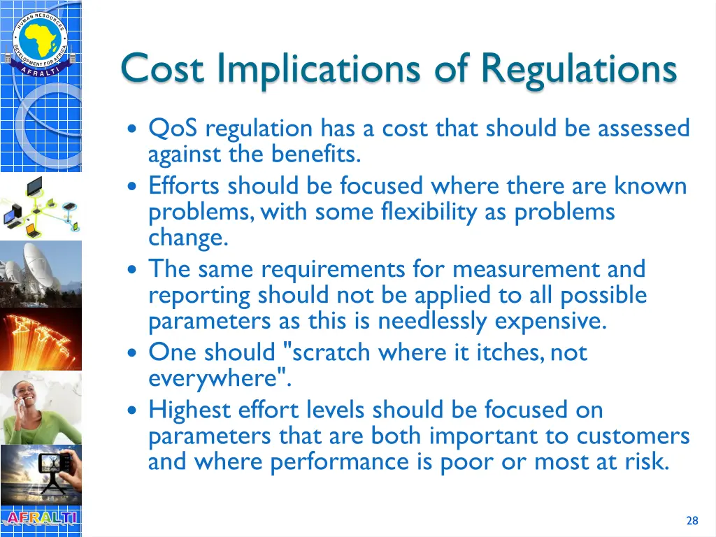 cost implications of regulations