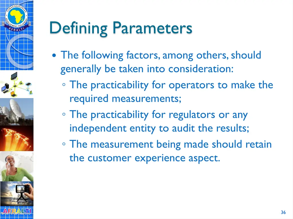 defining parameters 1