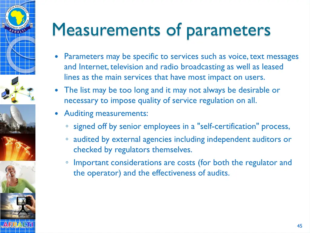 measurements of parameters 2