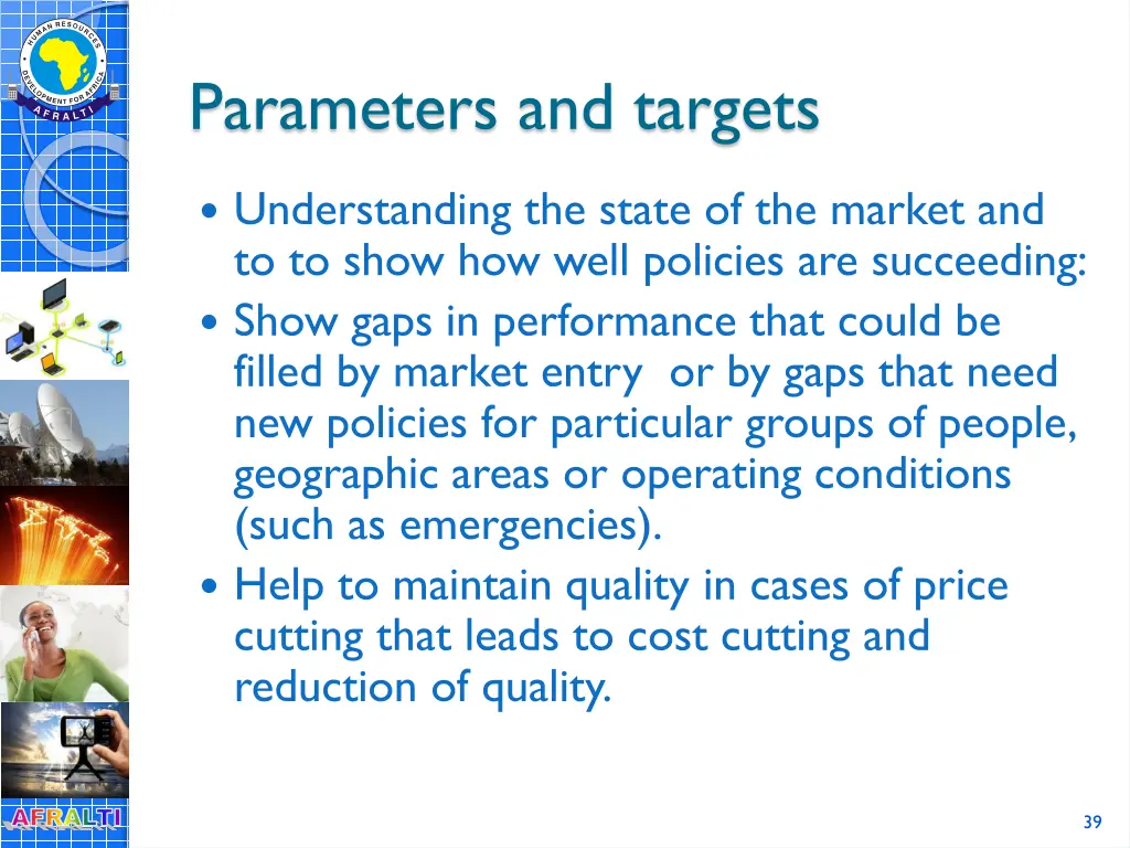 parameters and targets