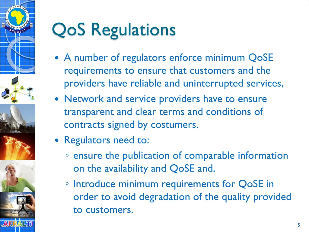 qos regulations