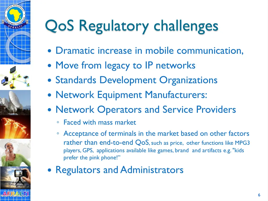 qos regulatory challenges