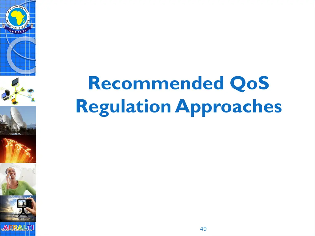 recommended qos regulation approaches