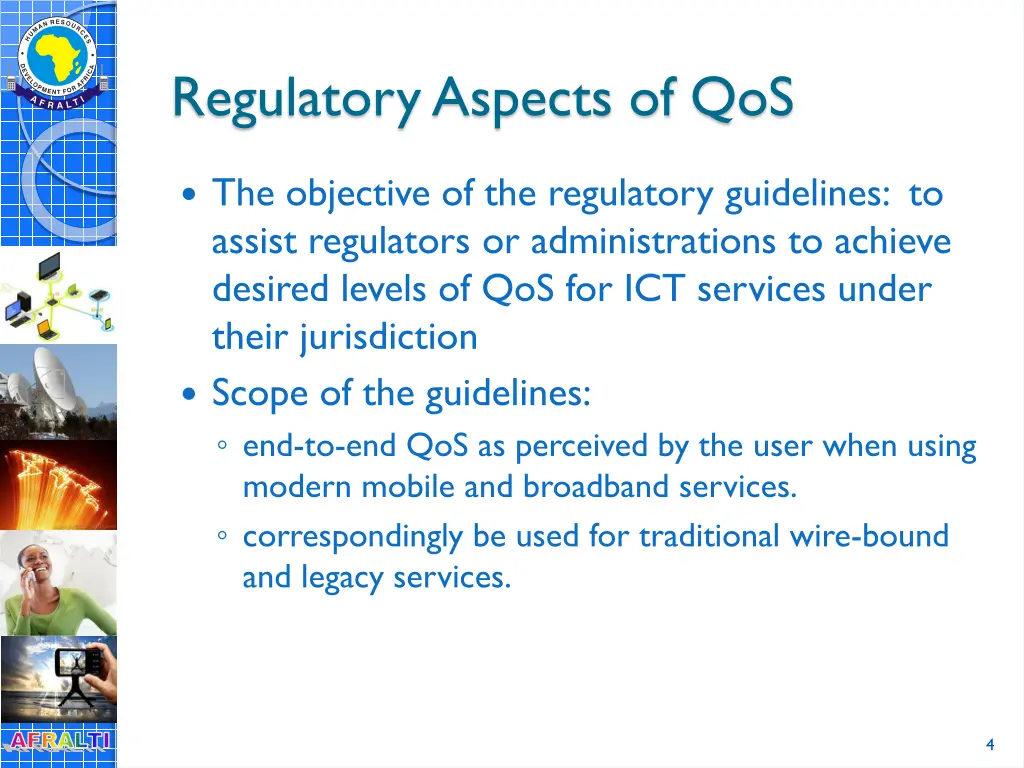 regulatory aspects of qos