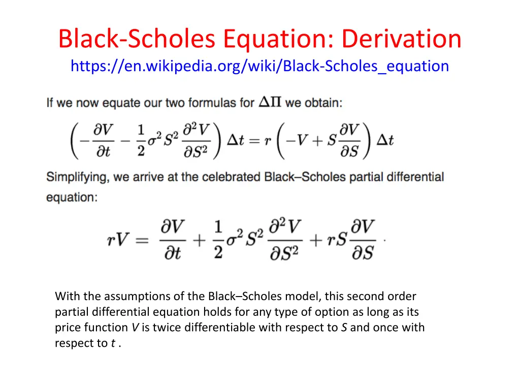 black scholes equation derivation https 3