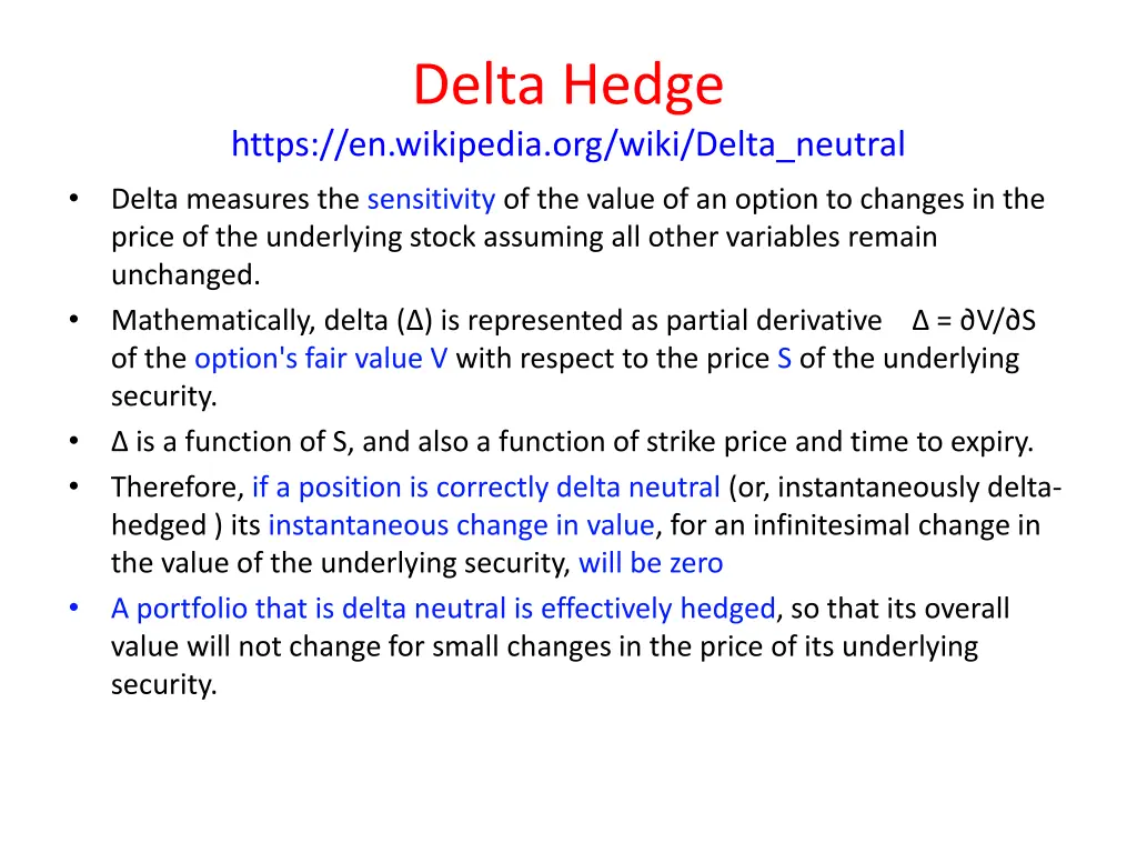 delta hedge 2