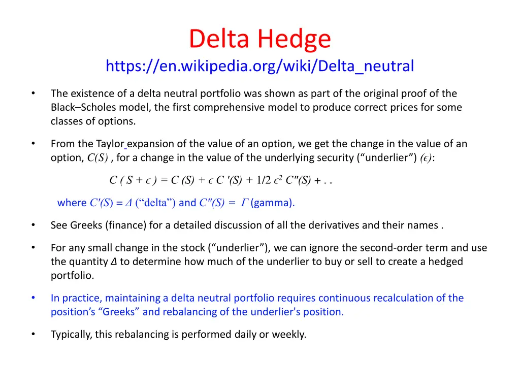 delta hedge 4