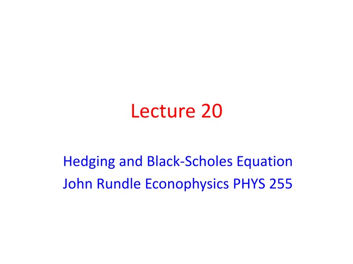 lecture 20