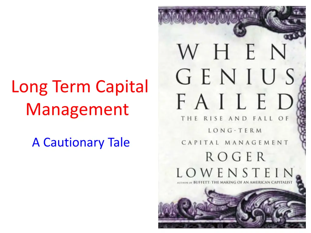 long term capital management