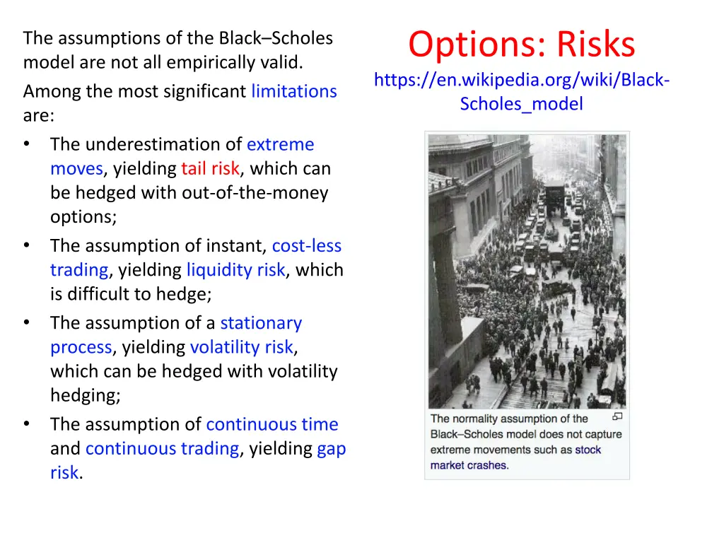 options risks https en wikipedia org wiki black