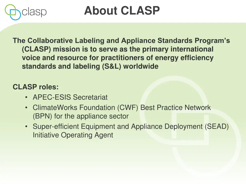 about clasp