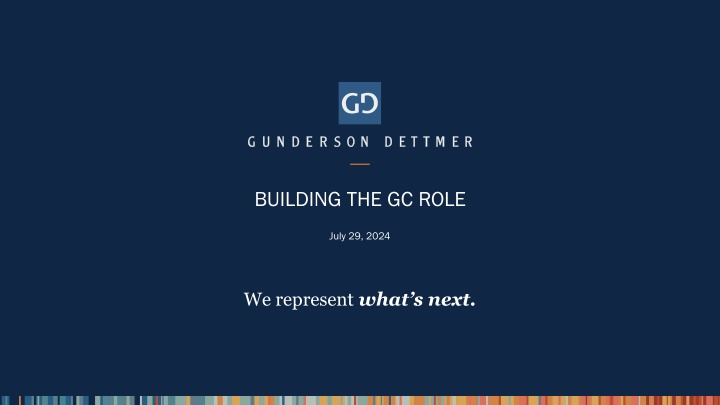 building the gc role