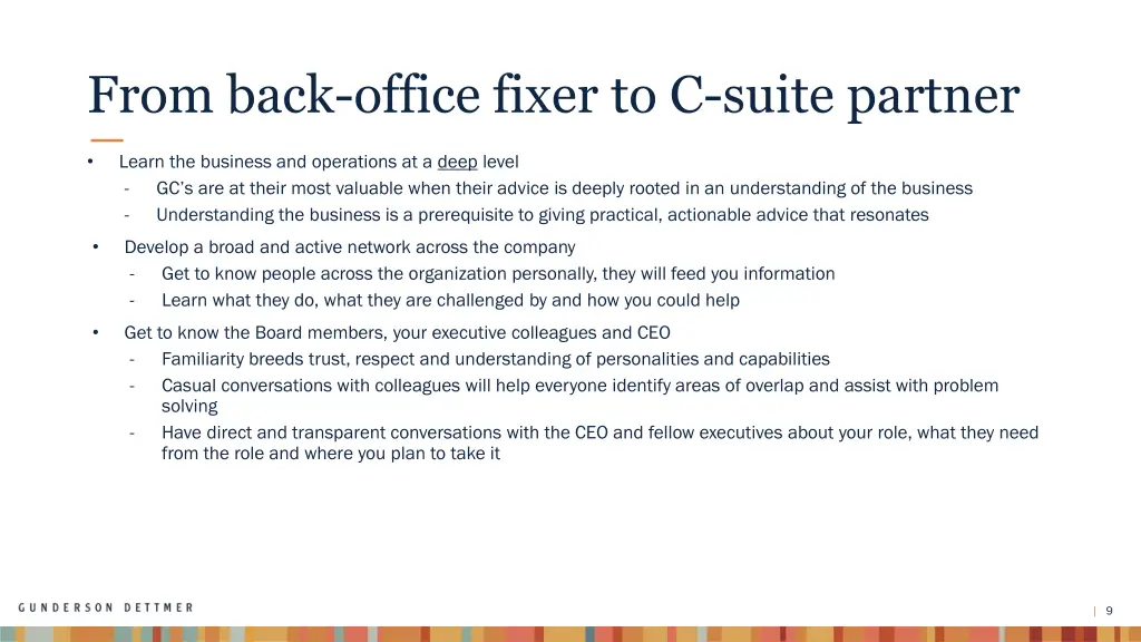 from back office fixer to c suite partner 1