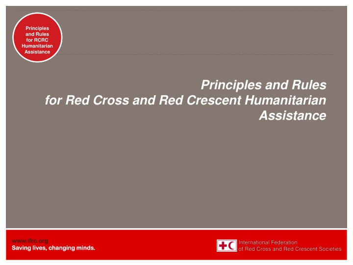 principles and rules for rcrc humanitarian