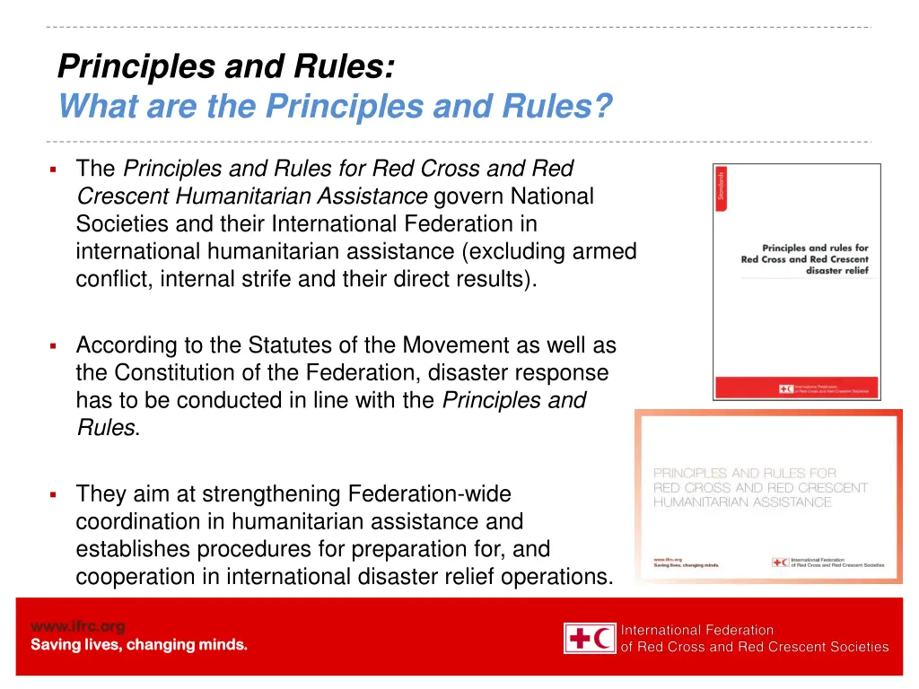 principles and rules what are the principles