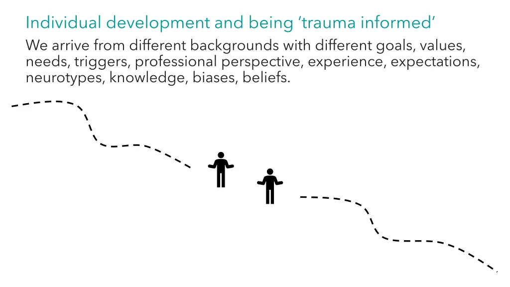 individual development and being trauma informed