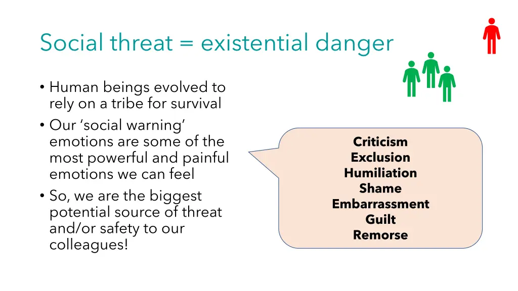 social threat existential danger