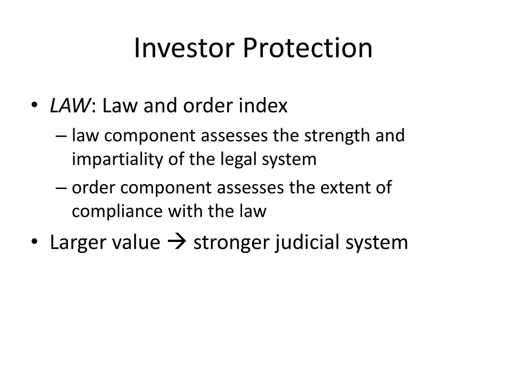investor protection 1