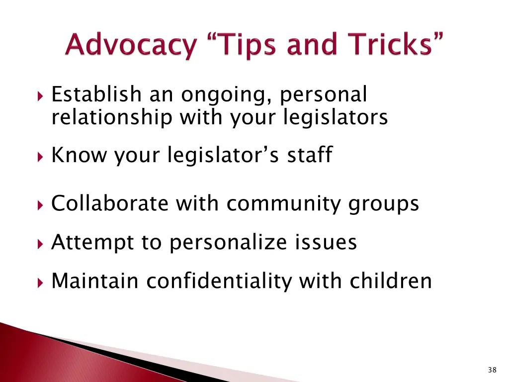 establish an ongoing personal relationship with