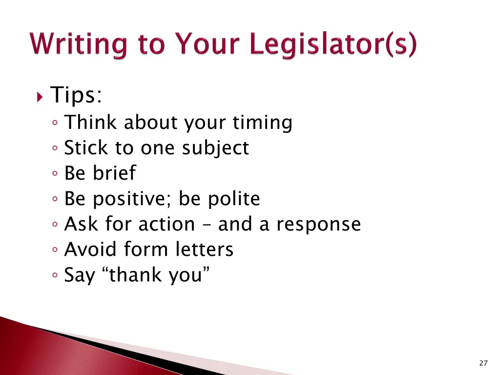 tips think about your timing stick to one subject