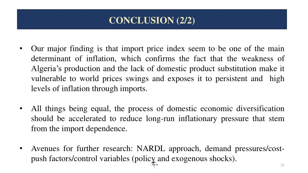 conclusion 2 2