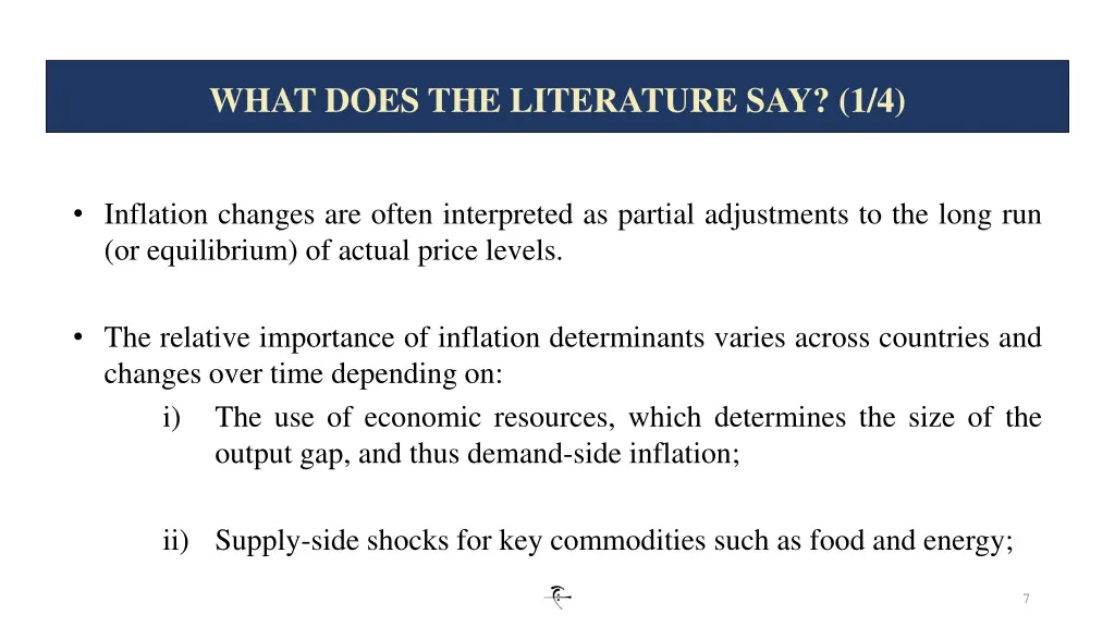 what does the literature say 1 4
