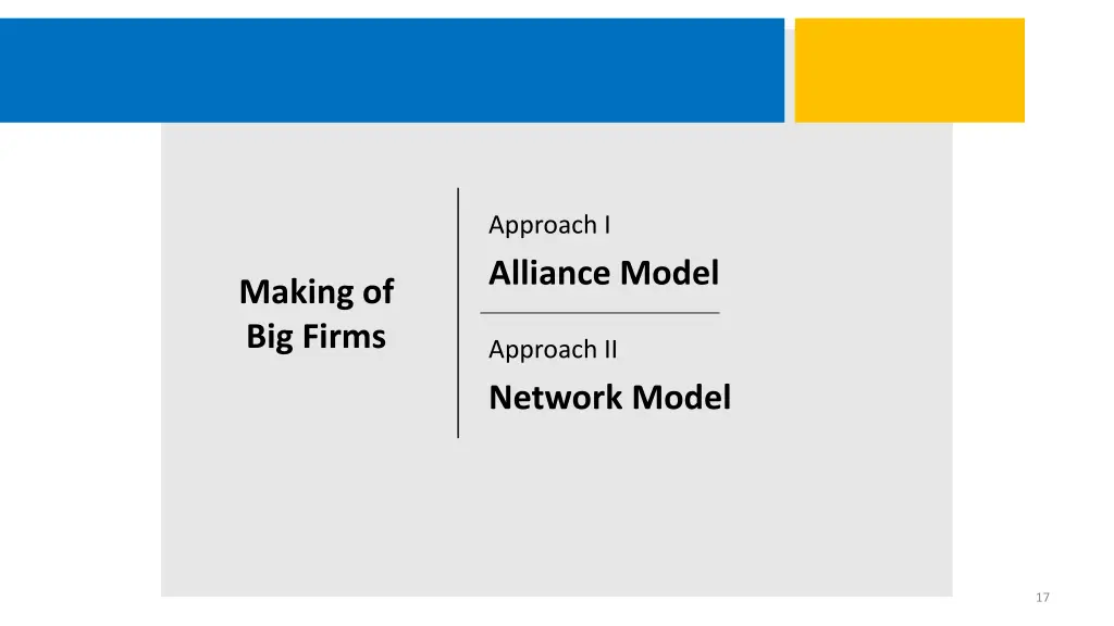 approach i alliance model