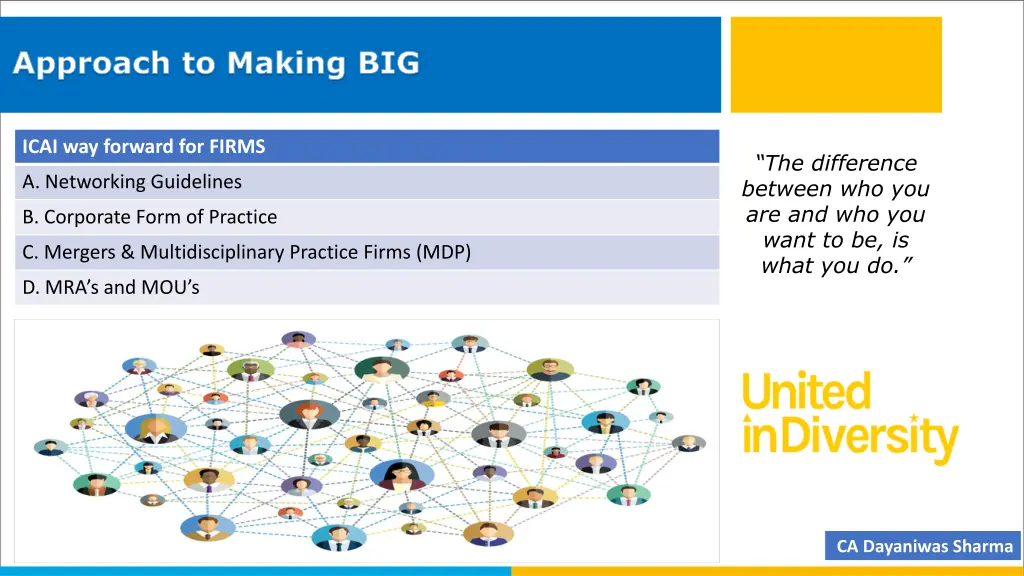 approach to making big