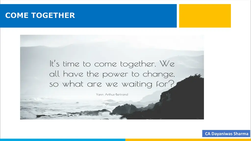 come together