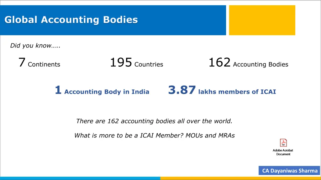global accounting bodies